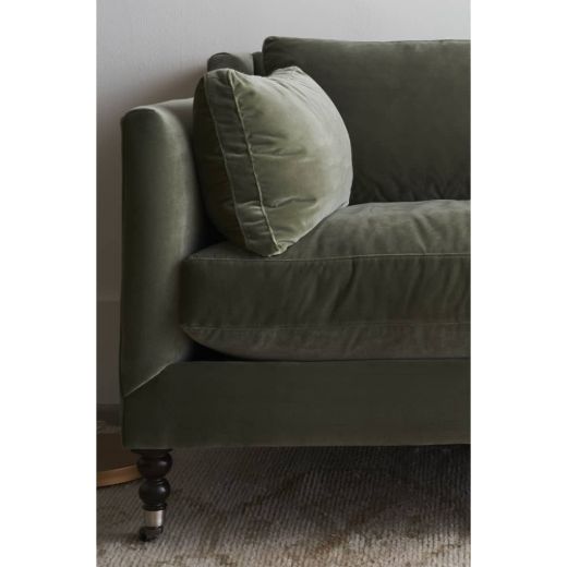 Picture of 90” Quick Ship Madeline Sofa - Antiqued Moss Velvet